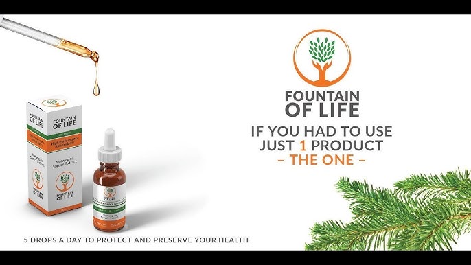 Fountain of Life bottle front